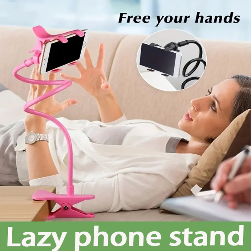 1 шт. подставка для телефона на гибкой стойке, ленивый гибкий держатель с зажимом, регулируемый для прикроватного стола, универсальное крепление без помощи рук
1 шт. подставка для телефона на гибкой стойке, ленивый гибкий держатель с зажимом, регулируемый для прикроватного стола, универсальное крепление без помощи рук