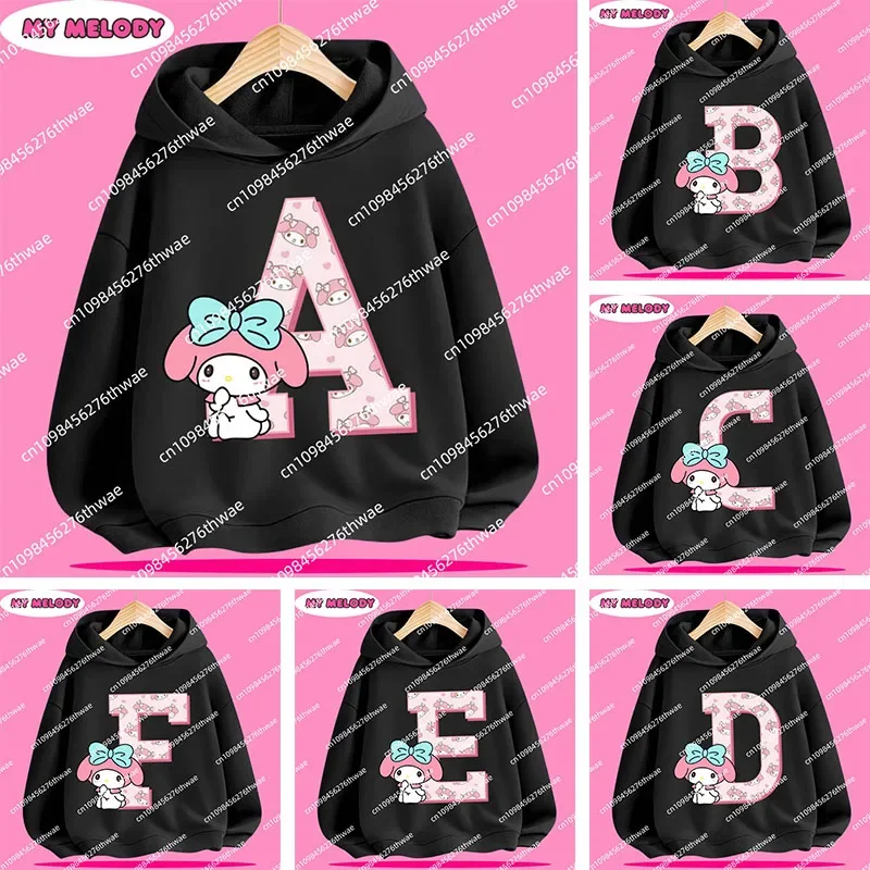2025 Letter A-Z Melody Children's Hooded Shirt - Sanrio Series Cartoon Print - Cute Girl Casual Shirt - New Style Sport Shirt
2025 Letter A-Z Melody Children's Hooded Shirt - Sanrio Series Cartoon Print - Cute Girl Casual Shirt - New Style Sport Shirt
