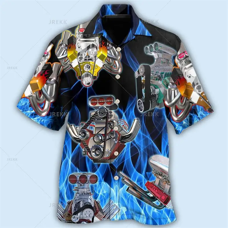 Men's Hawaiian Shirt Funny Car Print Shirt For Men Vintage Fashion Short Sleeve Male Clothing Streetwear Turndown Blouse Tops
Men's Hawaiian Shirt Funny Car Print Shirt For Men Vintage Fashion Short Sleeve Male Clothing Streetwear Turndown Blouse Tops