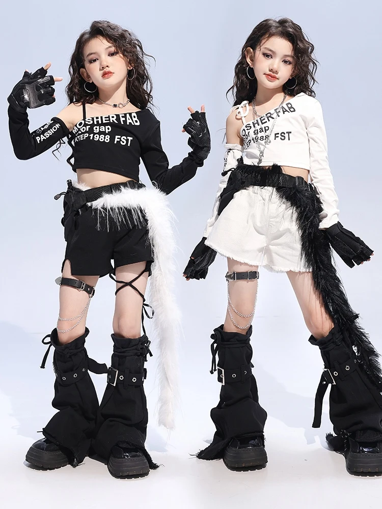 Modern Jazz Dance Clothes For Girls Kpop Outfits Fashion Crop Tops Shorts Kids Hip Hop Performance Costume Street Wear BL14772
Modern Jazz Dance Clothes For Girls Kpop Outfits Fashion Crop Tops Shorts Kids Hip Hop Performance Costume Street Wear BL14772