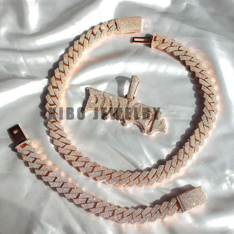 Hip Hop 18mm 4 Rows Bust Down Miami Diamond 925 Silver Vvs Moissanite Iced Out Cuban Link Chain
Hip Hop 18mm 4 Rows Bust Down Miami Diamond 925 Silver Vvs Moissanite Iced Out Cuban Link Chain