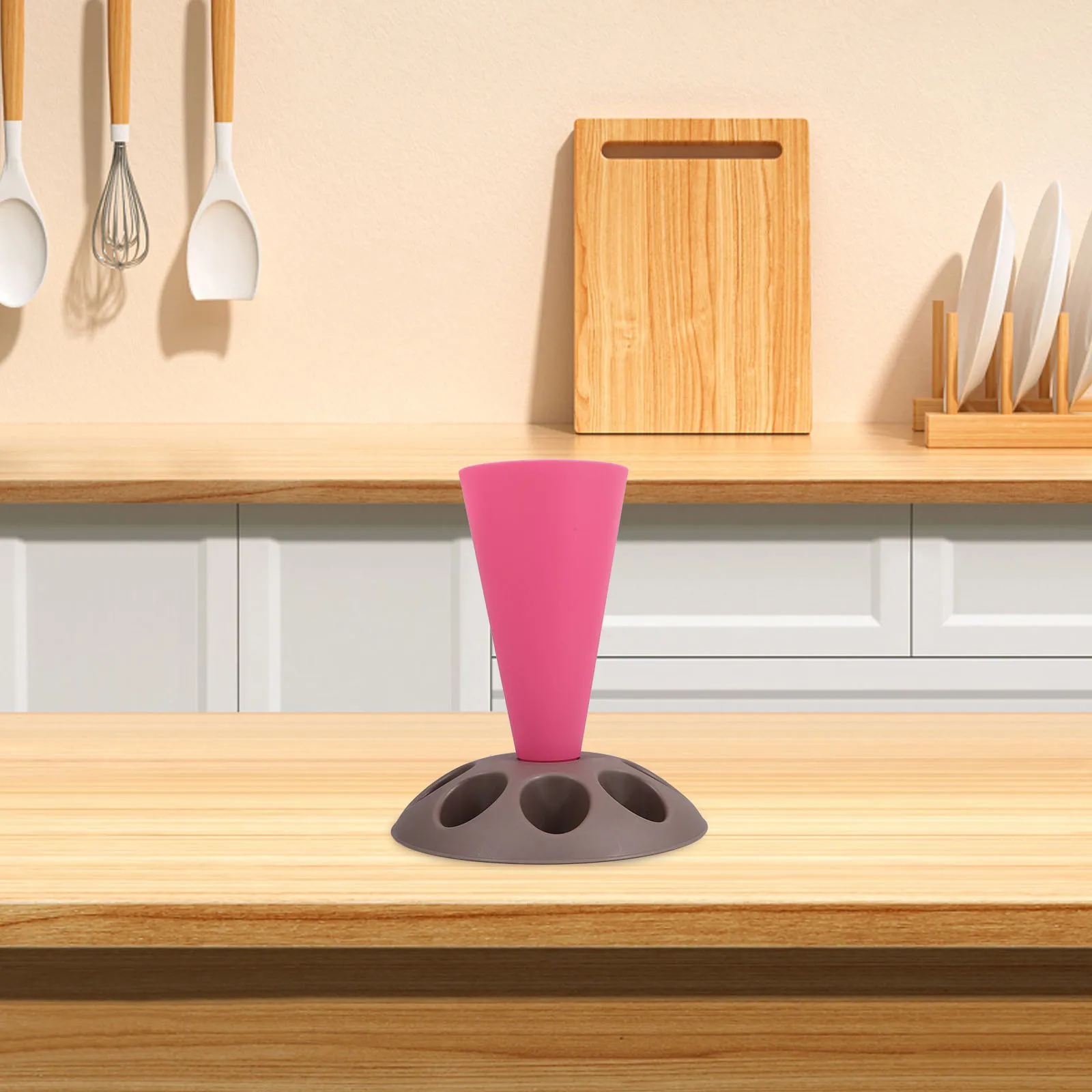 Piping Bag Stand 8 Slot Nozzle Holder Red Plastic Cake Decorating Accessories Baking Tool Pastry Filling Easy Clean Compact
Piping Bag Stand 8 Slot Nozzle Holder Red Plastic Cake Decorating Accessories Baking Tool Pastry Filling Easy Clean Compact