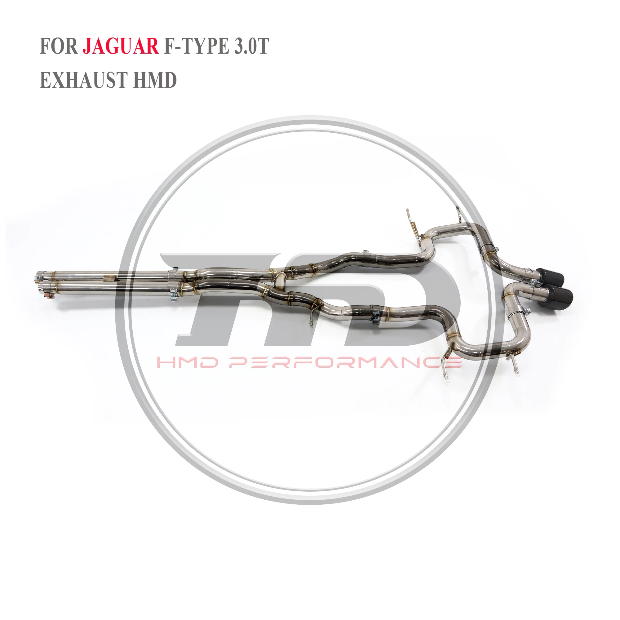 HMD stainless steel exhaust system Performance Catback is suitable for Jaguar F-YTYPE 3.0T car refit without valves
HMD stainless steel exhaust system Performance Catback is suitable for Jaguar F-YTYPE 3.0T car refit without valves