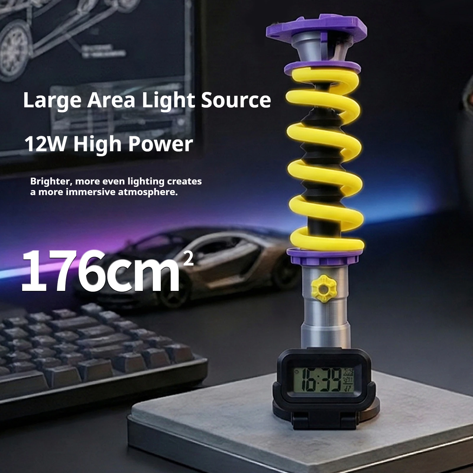DIY Shock Absorber Desk Lamp Shock Absorber Modeling Replica Personalized Decoration Peripheral Lamp Motorcycle parts New model
DIY Shock Absorber Desk Lamp Shock Absorber Modeling Replica Personalized Decoration Peripheral Lamp Motorcycle parts New model