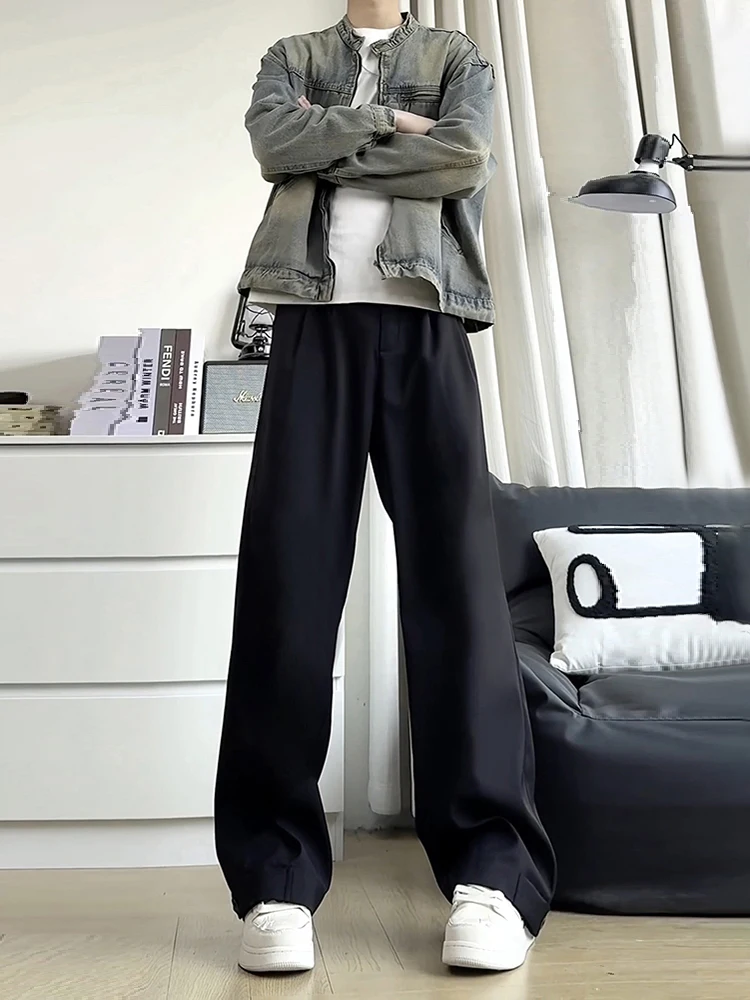 Мужские летние брюки Bla Straight Leg Ice Silk в американском стиле, повседневные, свободного кроя, с микро-клешем, модные, с низкой посадкой, длинные
Мужские летние брюки Bla Straight Leg Ice Silk в американском стиле, повседневные, свободного кроя, с микро-клешем, модные, с низкой посадкой, длинные