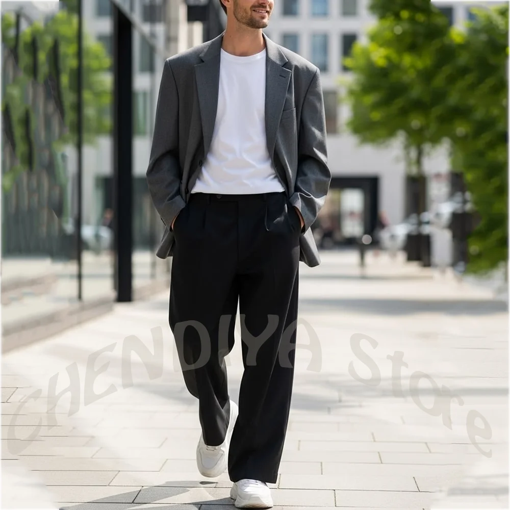 Business Casual Men Suit Single Breasted Notch Lapel Contrast Color Blazer Pants Straight Formal Office Daily Walking 2 Piece
Business Casual Men Suit Single Breasted Notch Lapel Contrast Color Blazer Pants Straight Formal Office Daily Walking 2 Piece