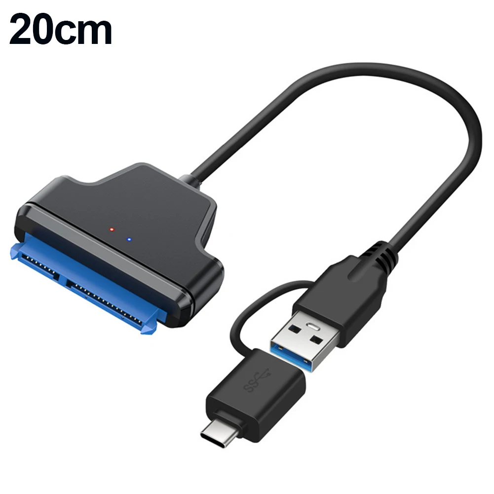 USB To SATA External Hard Drive Serial USB 3.0 Type C Hard Disk Converter Cable 20/50CM for 2.5 Inch Tablet SSD
USB To SATA External Hard Drive Serial USB 3.0 Type C Hard Disk Converter Cable 20/50CM for 2.5 Inch Tablet SSD