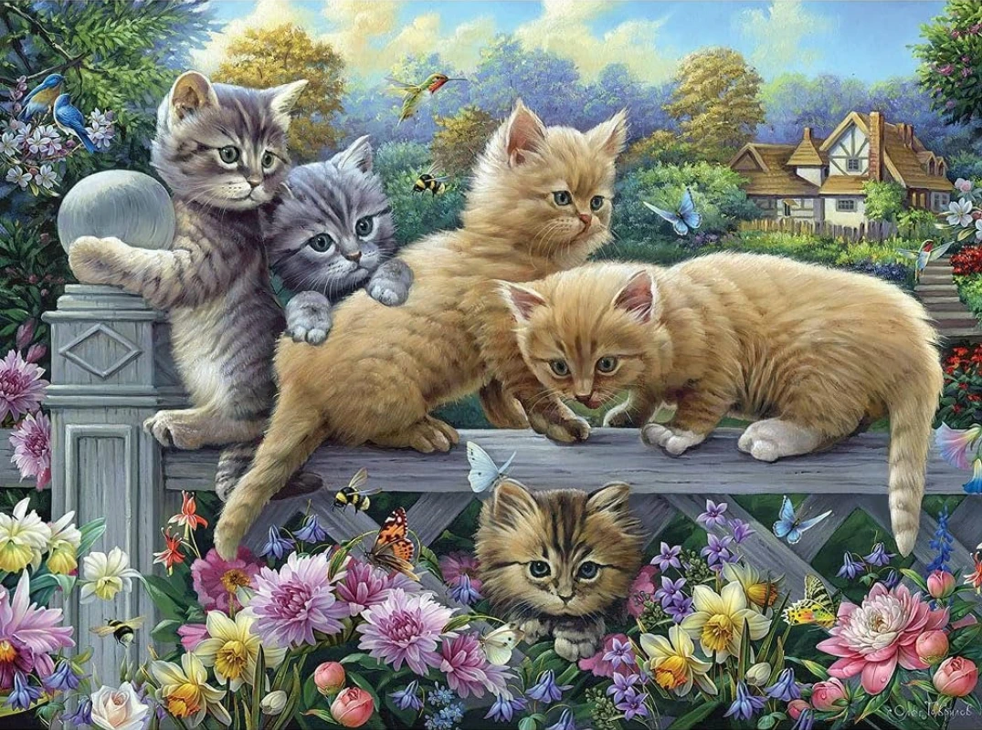 1000/500/300/120 Pieces Kittens Flower Pet Jigsaw Puzzles for Adult Home Decor Game Family Puzzles Educational Toy Birthday Gift
1000/500/300/120 Pieces Kittens Flower Pet Jigsaw Puzzles for Adult Home Decor Game Family Puzzles Educational Toy Birthday Gift