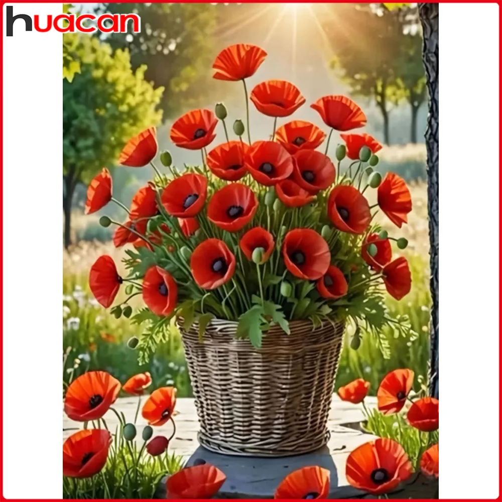 Huacan Полная алмазная живопись Цветок мака Алмазная вышивка Полный комплект Картина из стразов
Huacan Полная алмазная живопись Цветок мака Алмазная вышивка Полный комплект Картина из стразов