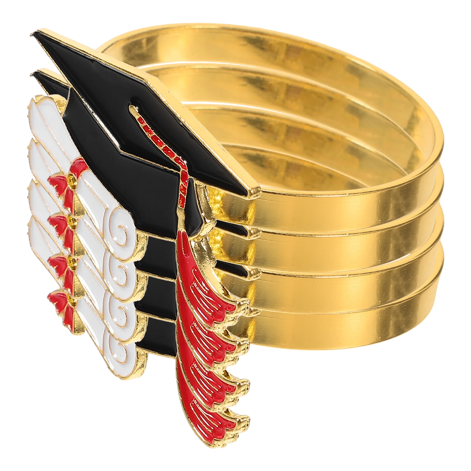 4Pcs Graduation Cap Napkin Rings Reusable Metal Napkin Buckles Stylish Graduation Party Table Decor Serviette Ring
4Pcs Graduation Cap Napkin Rings Reusable Metal Napkin Buckles Stylish Graduation Party Table Decor Serviette Ring