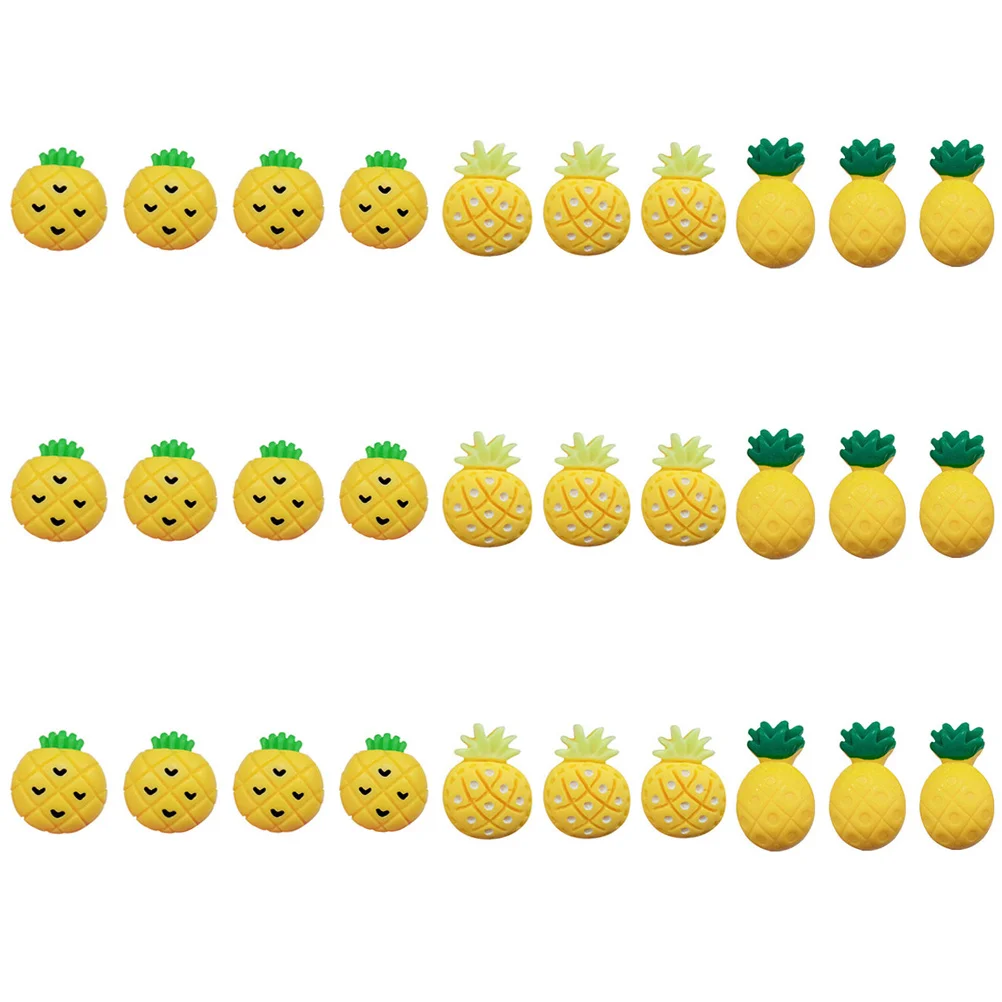 30 Pcs Resin Cartoon Pushpins Cute Pineapple Thumbtacks Office Cork Boards Decorative Map Markers Multipurpose Foam Walls Photo
30 Pcs Resin Cartoon Pushpins Cute Pineapple Thumbtacks Office Cork Boards Decorative Map Markers Multipurpose Foam Walls Photo