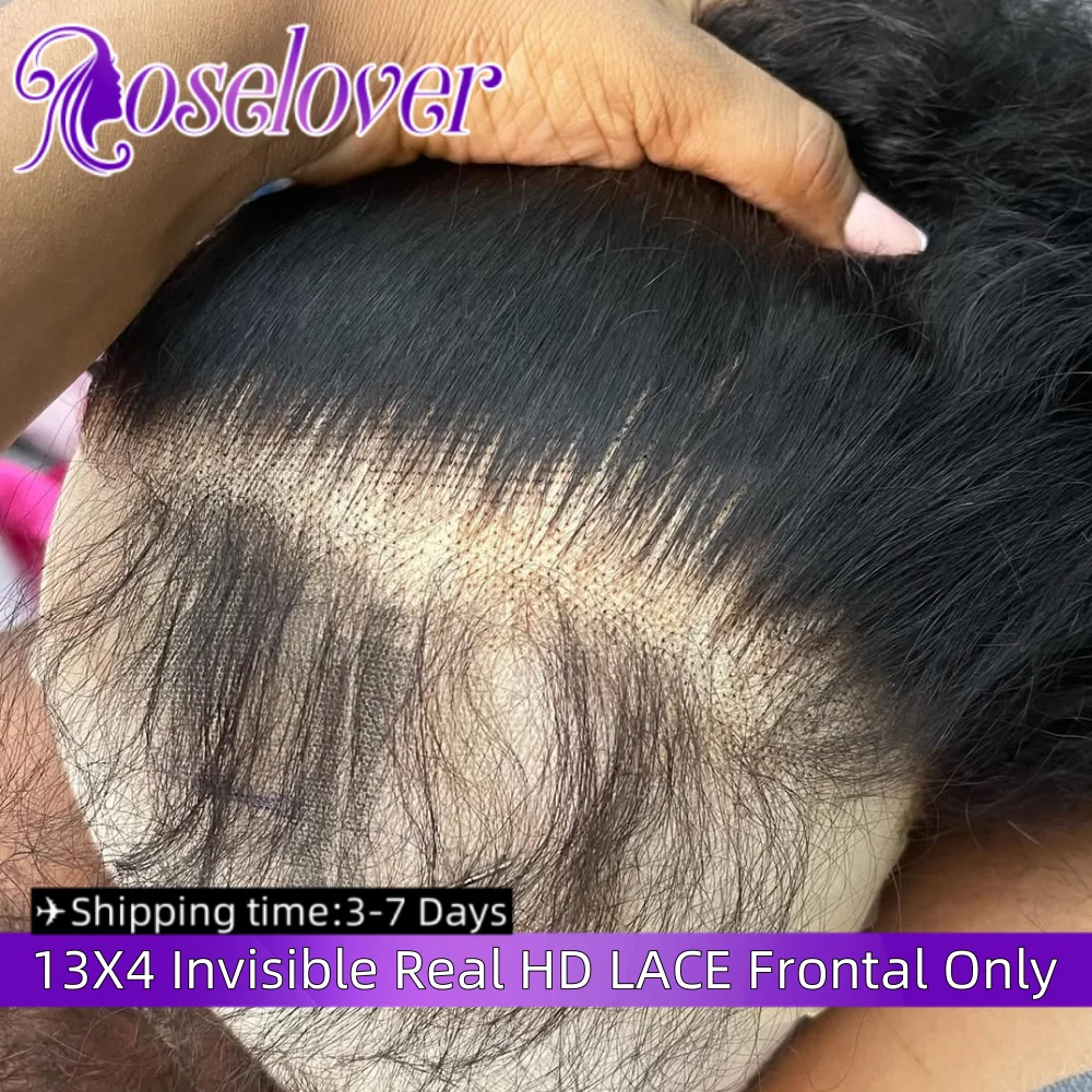 ROSELOVER 13X4 Invisible HD Lace Frontal Lace Only Straight 100% Human Hair Pre plucked Vitname Hair Raw Hair for Woman
ROSELOVER 13X4 Invisible HD Lace Frontal Lace Only Straight 100% Human Hair Pre plucked Vitname Hair Raw Hair for Woman