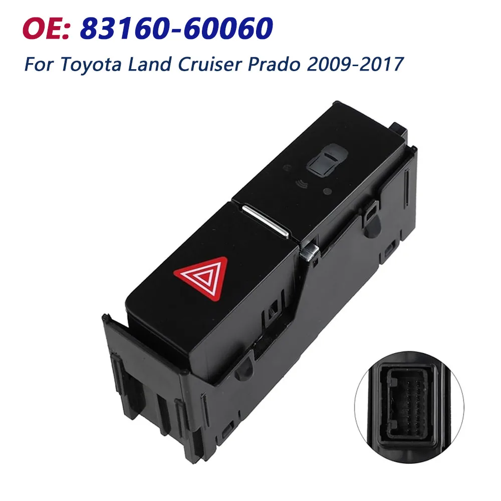 83160-60060 Hazard Emergency Warning Signal Lamp Switch Assembly For Toyota Land Cruiser Prado 2009-2017 8316060060-A67F
83160-60060 Hazard Emergency Warning Signal Lamp Switch Assembly For Toyota Land Cruiser Prado 2009-2017 8316060060-A67F