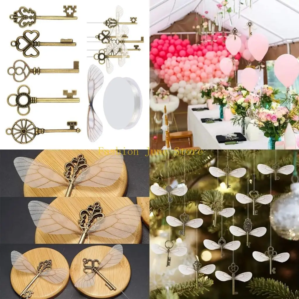 N5KA Pack of 50 Retro Styles Dragonflies Pendants Alloy for Jewelry Creation
N5KA Pack of 50 Retro Styles Dragonflies Pendants Alloy for Jewelry Creation