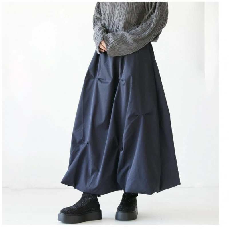 Autumn Winter Half Length Skirt Versatile Solid Color Elastic Waist Skirts Mujer Faldas
Autumn Winter Half Length Skirt Versatile Solid Color Elastic Waist Skirts Mujer Faldas