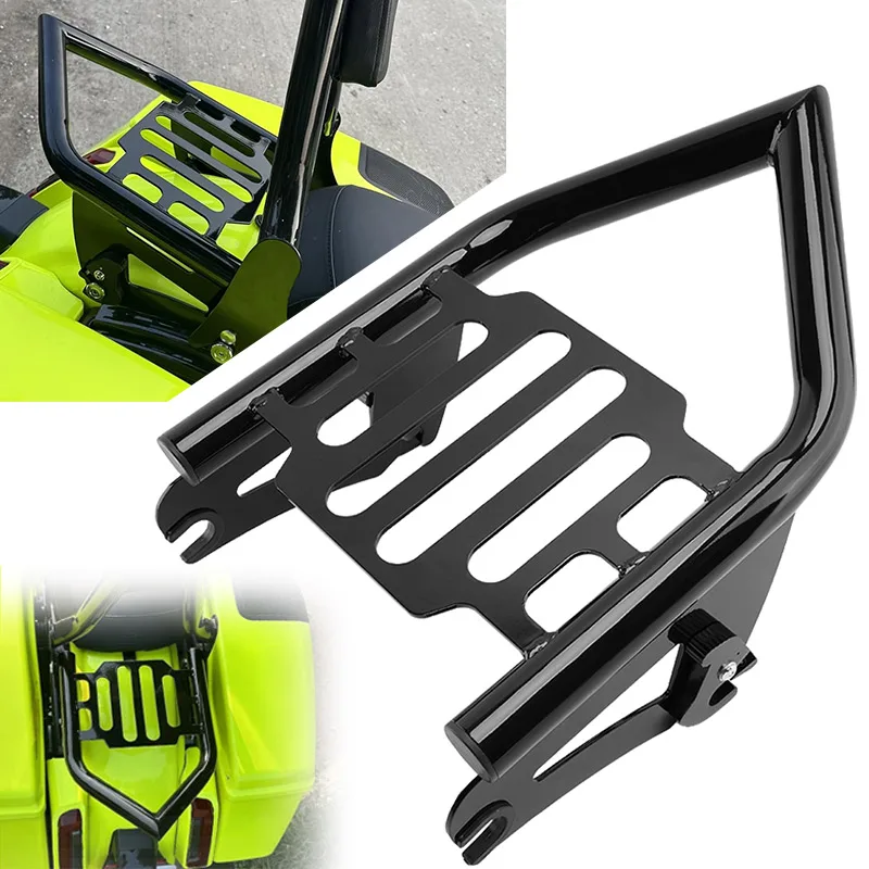 Black Motorcycle Detachable Luggage Rack For Harley Touring Street Glide Road King Road Glide Electra Glide 2009-2024
Black Motorcycle Detachable Luggage Rack For Harley Touring Street Glide Road King Road Glide Electra Glide 2009-2024