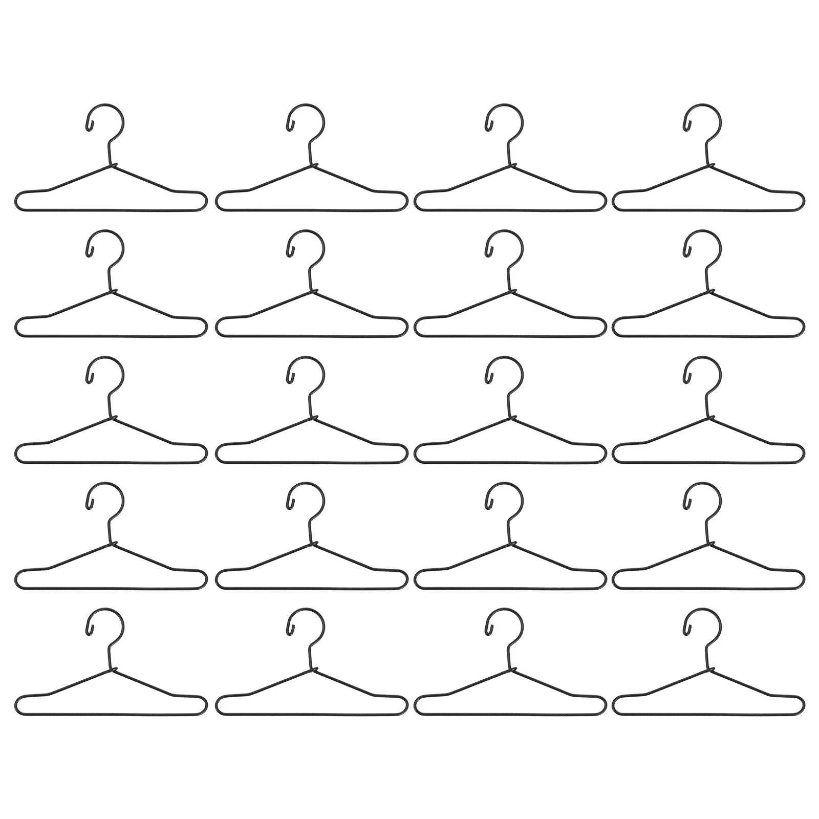20 Pcs Hanger Babies Dolls Cloth Small Coat Holder Metal Clothes Rack Baby Dress Holding
20 Pcs Hanger Babies Dolls Cloth Small Coat Holder Metal Clothes Rack Baby Dress Holding
