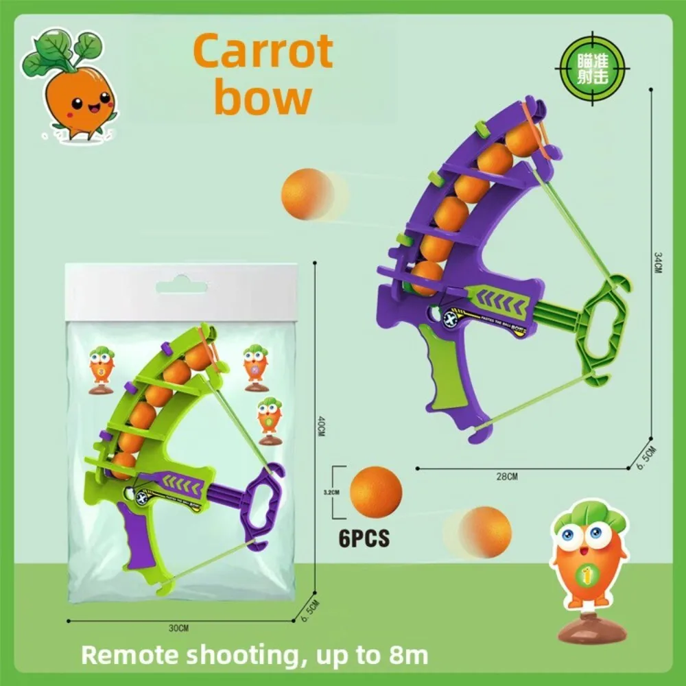 Kids Catapult Carrot Bow and Arrow with Elastic Ball Target for Parent Child Interactive Outdoor Play and Throwing Shooting Fun
Kids Catapult Carrot Bow and Arrow with Elastic Ball Target for Parent Child Interactive Outdoor Play and Throwing Shooting Fun