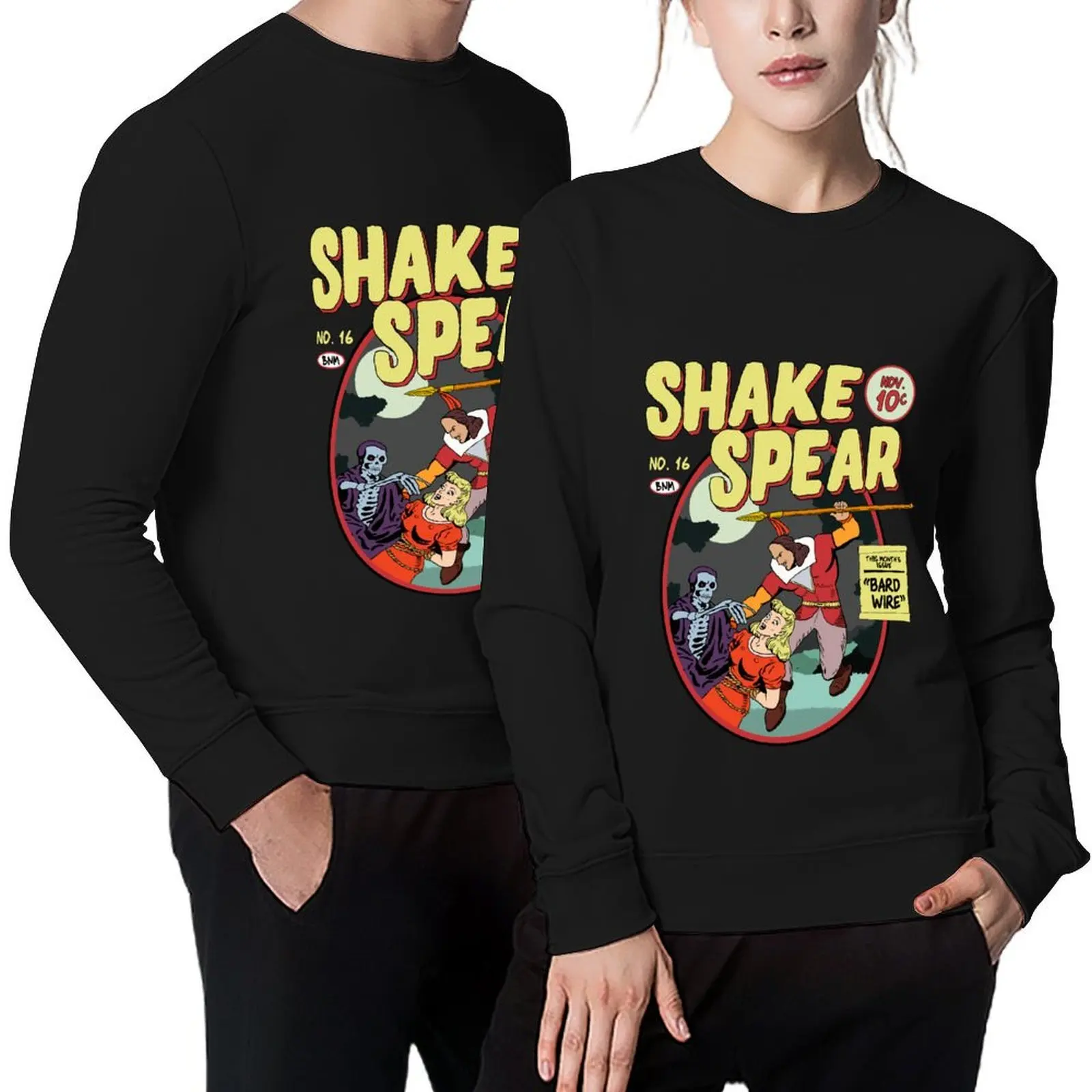 Shake Spear! Pullover korean clothes tracksuits blouse graphic t shirts men pullover 
Shake Spear! Pullover korean clothes tracksuits blouse graphic t shirts men pullover