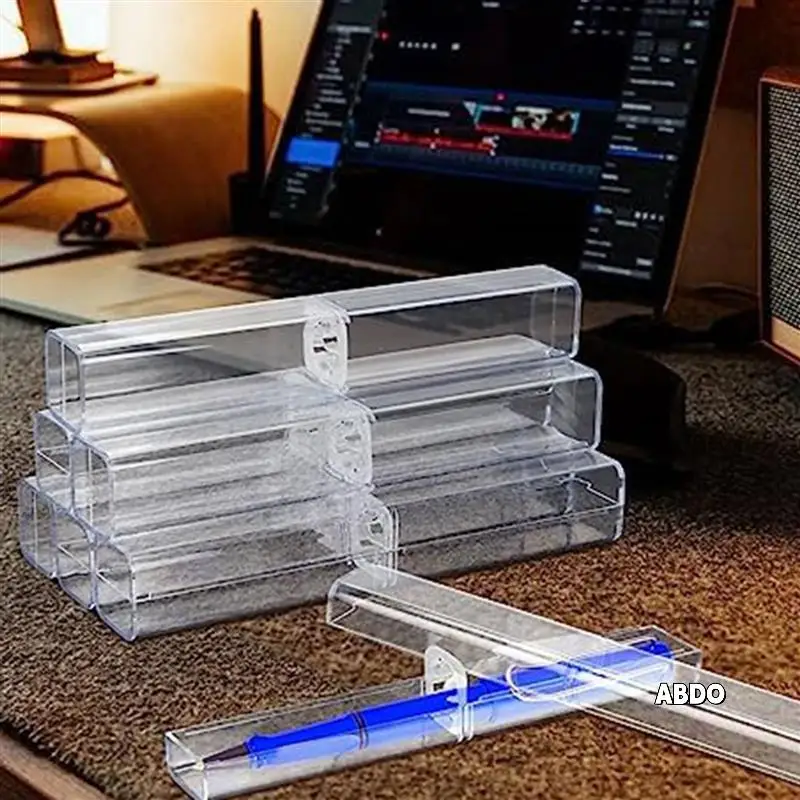 50Pcs Clear Acrylic Pencil Case, Reusable Pen Gift Box Empty Plastic Pen Storage Container Pencil Packaging Box Set
50Pcs Clear Acrylic Pencil Case, Reusable Pen Gift Box Empty Plastic Pen Storage Container Pencil Packaging Box Set