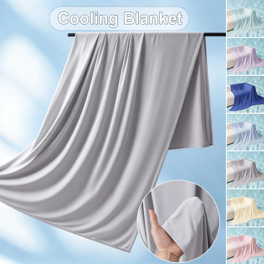 1PC 2026 New Cooling Blanket for Beds Ice Silk Summer Cool Quilt Lightweight Breathable Air Condition Comforter for Camping Home
1PC 2026 New Cooling Blanket for Beds Ice Silk Summer Cool Quilt Lightweight Breathable Air Condition Comforter for Camping Home