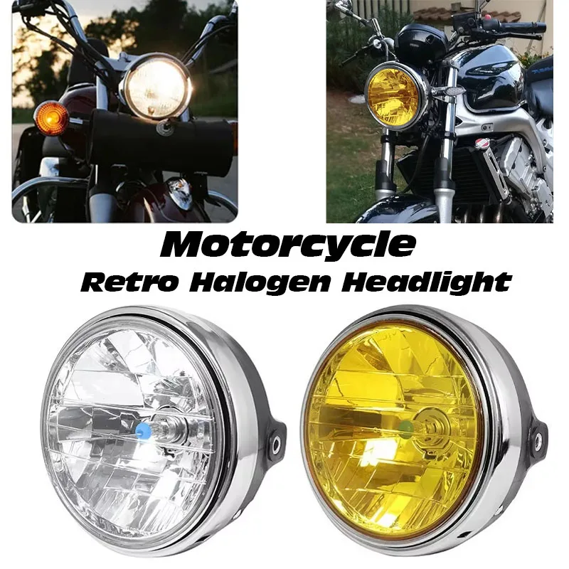 Motorcycle Retro Halogen Headlight Front Headligh Modification for Honda CB400 900 CB1300 CB Hornet Motorcycle Accessories
Motorcycle Retro Halogen Headlight Front Headligh Modification for Honda CB400 900 CB1300 CB Hornet Motorcycle Accessories