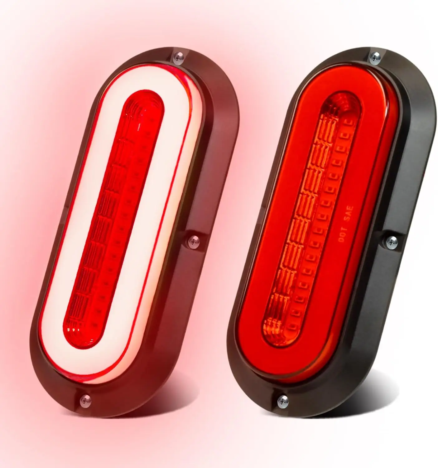 2 шт., 6 футов, овальные, красные, 52 светодиодные фонари для прицепа, IP67, погружные, DC 12 В, стоп-сигнал/бег/поворотный сигнал, задний фонарь для лодки, грузовика,
2 шт., 6 футов, овальные, красные, 52 светодиодные фонари для прицепа, IP67, погружные, DC 12 В, стоп-сигнал/бег/поворотный сигнал, задний фонарь для лодки, грузовика,