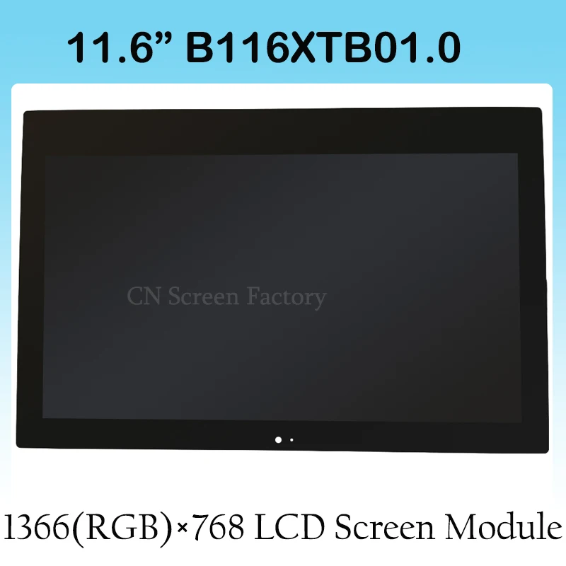 B116XTB01.0 11.6 Inch 1366×768 TFT LCD Display Panel Original for AUO with WLED Backlight System Touchscreen
B116XTB01.0 11.6 Inch 1366×768 TFT LCD Display Panel Original for AUO with WLED Backlight System Touchscreen