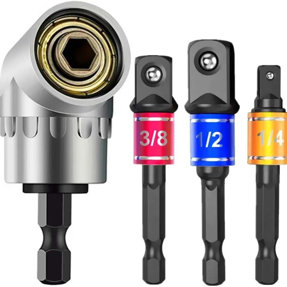 Screwdriver Holder Drill Nut Attachment Impact Grade 105 Degree Angle Socket Adapter Power Hand Tool Part Driver Extension Set
Screwdriver Holder Drill Nut Attachment Impact Grade 105 Degree Angle Socket Adapter Power Hand Tool Part Driver Extension Set
