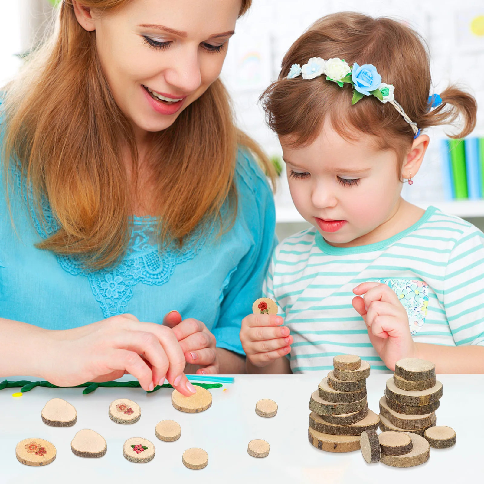 20Pcs Natural Wood Slices 5-6Cm Diameter Polished DIY Craft Materials for Wedding Decor Table Number Holders Rustic Design
20Pcs Natural Wood Slices 5-6Cm Diameter Polished DIY Craft Materials for Wedding Decor Table Number Holders Rustic Design