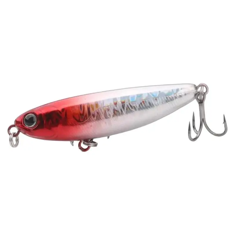 652F Hard Baits Topwater Pencil Popper Fishing Lures with Treble Hook
652F Hard Baits Topwater Pencil Popper Fishing Lures with Treble Hook