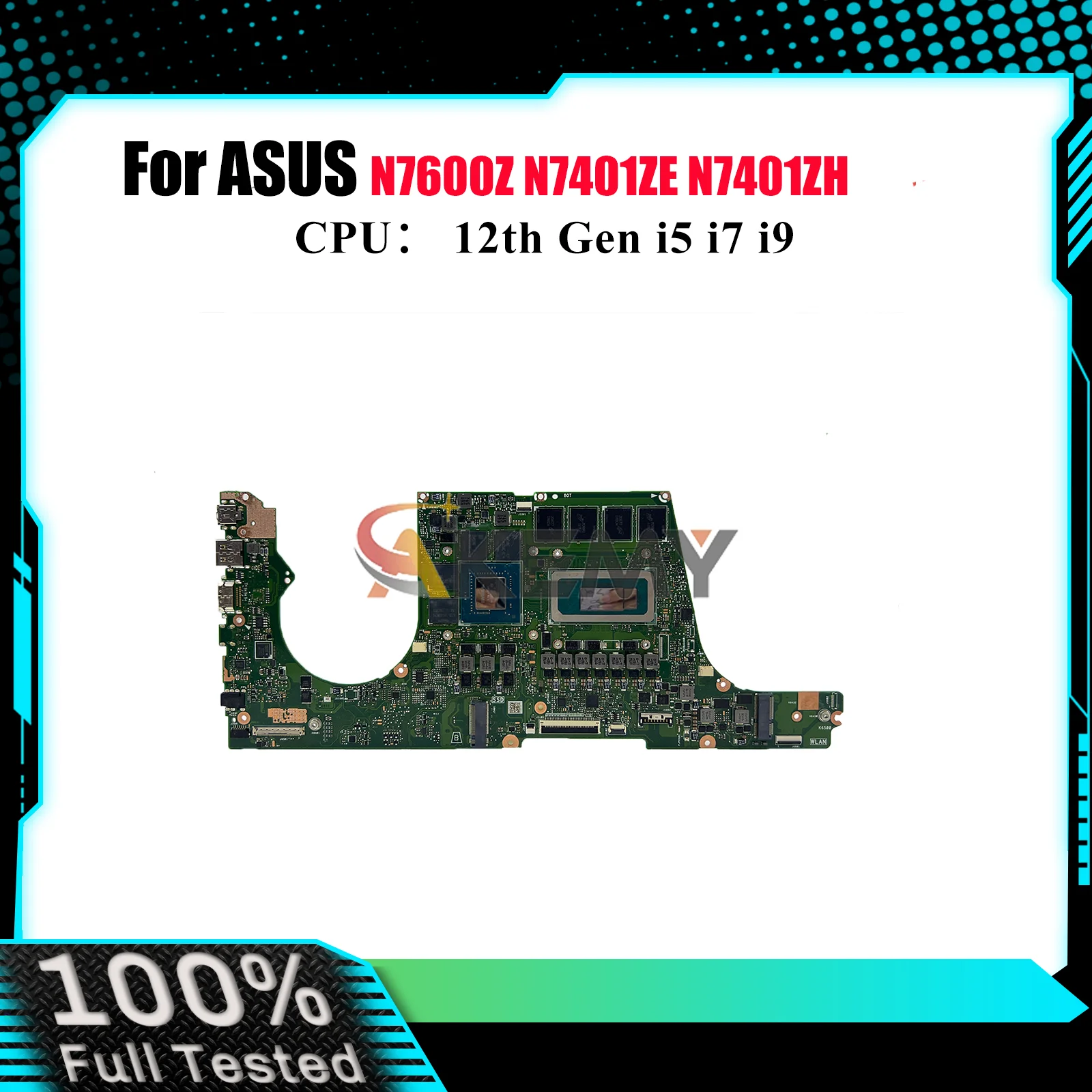 N7401ZC Laptop Motherboard For ASUS Vivobook N7401ZH K6400Z N7600Z N7401ZE N7401Z K6500Z Mainboard With 12th Gen i5 i7 i9 fast
N7401ZC Laptop Motherboard For ASUS Vivobook N7401ZH K6400Z N7600Z N7401ZE N7401Z K6500Z Mainboard With 12th Gen i5 i7 i9 fast