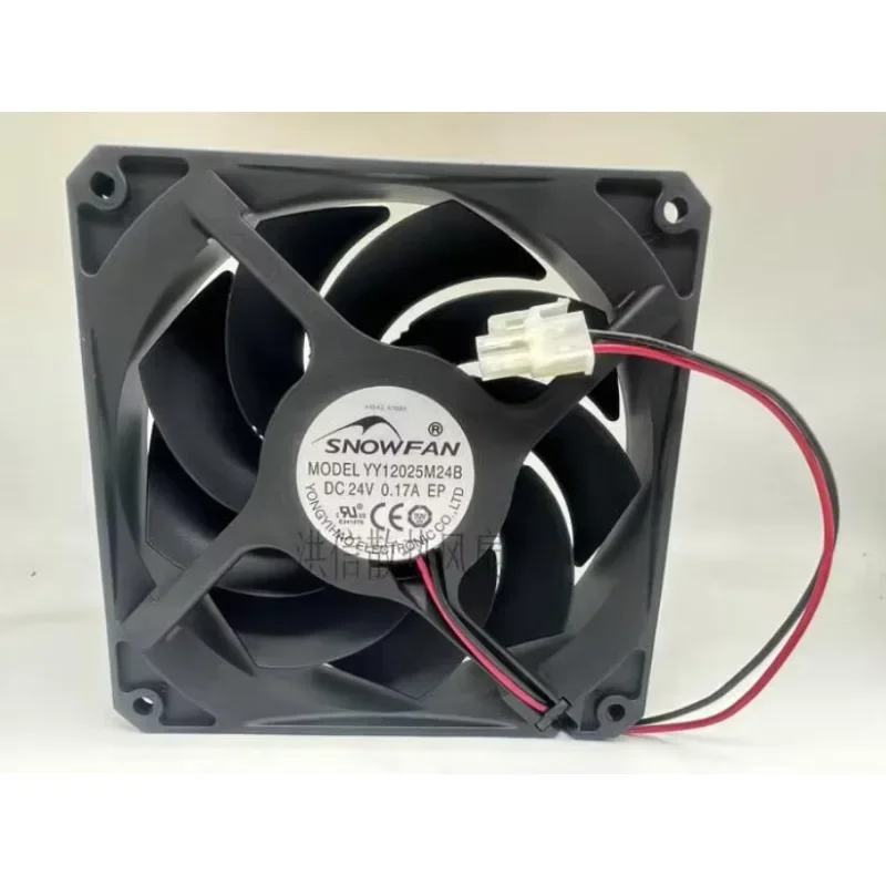 SNOWFAN YY12025M24B DC 24V 0.17A 120X120X25mm 2-Wire Server Cooling Fan
SNOWFAN YY12025M24B DC 24V 0.17A 120X120X25mm 2-Wire Server Cooling Fan