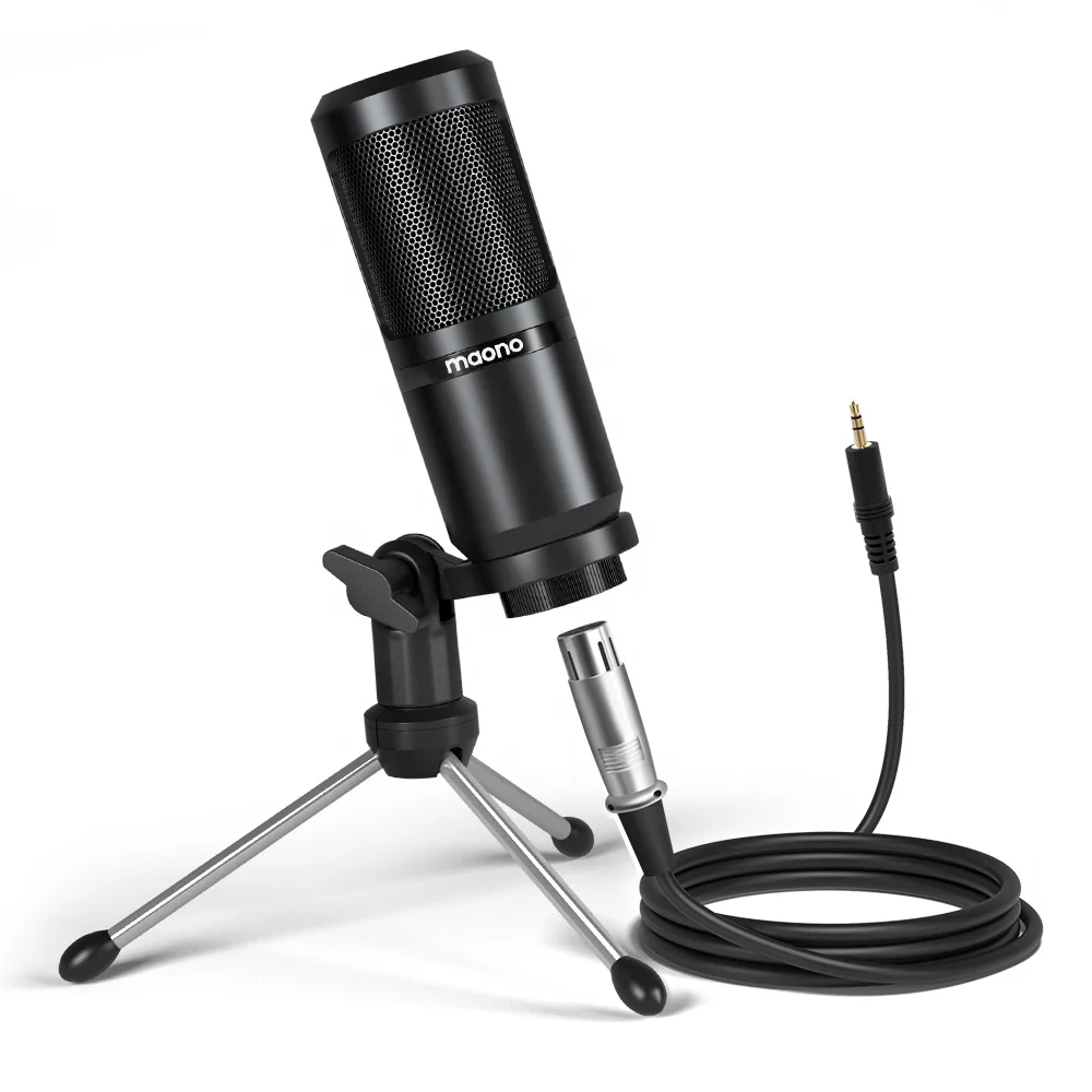 MAONO 3.5mm Microphones for youtube Studio Condenser Microphones
MAONO 3.5mm Microphones for youtube Studio Condenser Microphones