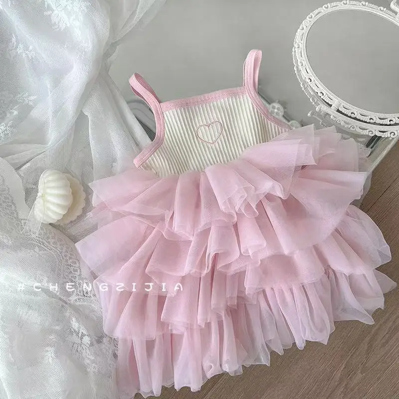 Summer Korean Edition Girls 2026 New Sleeveless Bow Solid Color Sweet and Gentle Princess Dress Childrens Trend
Summer Korean Edition Girls 2026 New Sleeveless Bow Solid Color Sweet and Gentle Princess Dress Childrens Trend