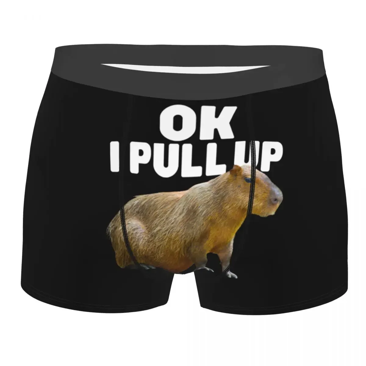 Custom Ok I Pull Up Capybara Boxer Shorts For Men 3D Printed Underwear Panties Briefs Soft Underpants
Custom Ok I Pull Up Capybara Boxer Shorts For Men 3D Printed Underwear Panties Briefs Soft Underpants
