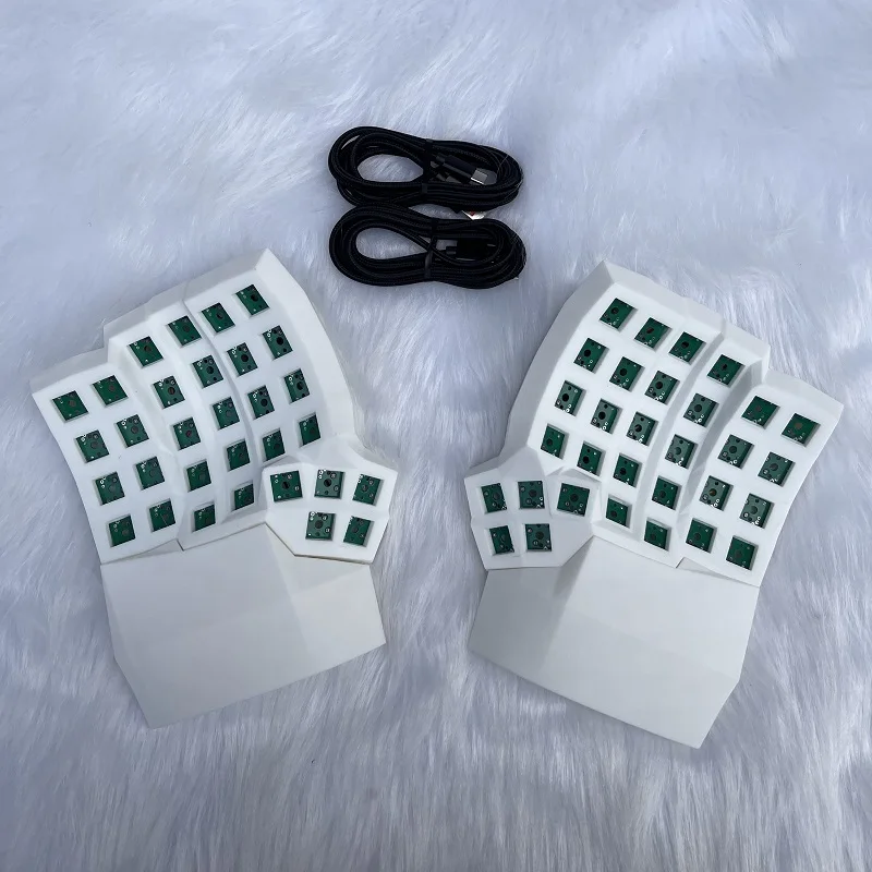 Dactyl Manuform Разделенная клавиатура для большого пальца 5-клавишная версия Проводная USB Одномодовая 3D-печать VIAL Пользовательская игровая механическая клавиатура
Dactyl Manuform Разделенная клавиатура для большого пальца 5-клавишная версия Проводная USB Одномодовая 3D-печать VIAL Пользовательская игровая механическая клавиатура