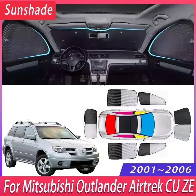 Car Sunshade For Mitsubishi Outlander Airtrek CU ZE 2001~2006 Auto Heat Insulation Sun Protection Windshield Visor Accessories 
Car Sunshade For Mitsubishi Outlander Airtrek CU ZE 2001~2006 Auto Heat Insulation Sun Protection Windshield Visor Accessories