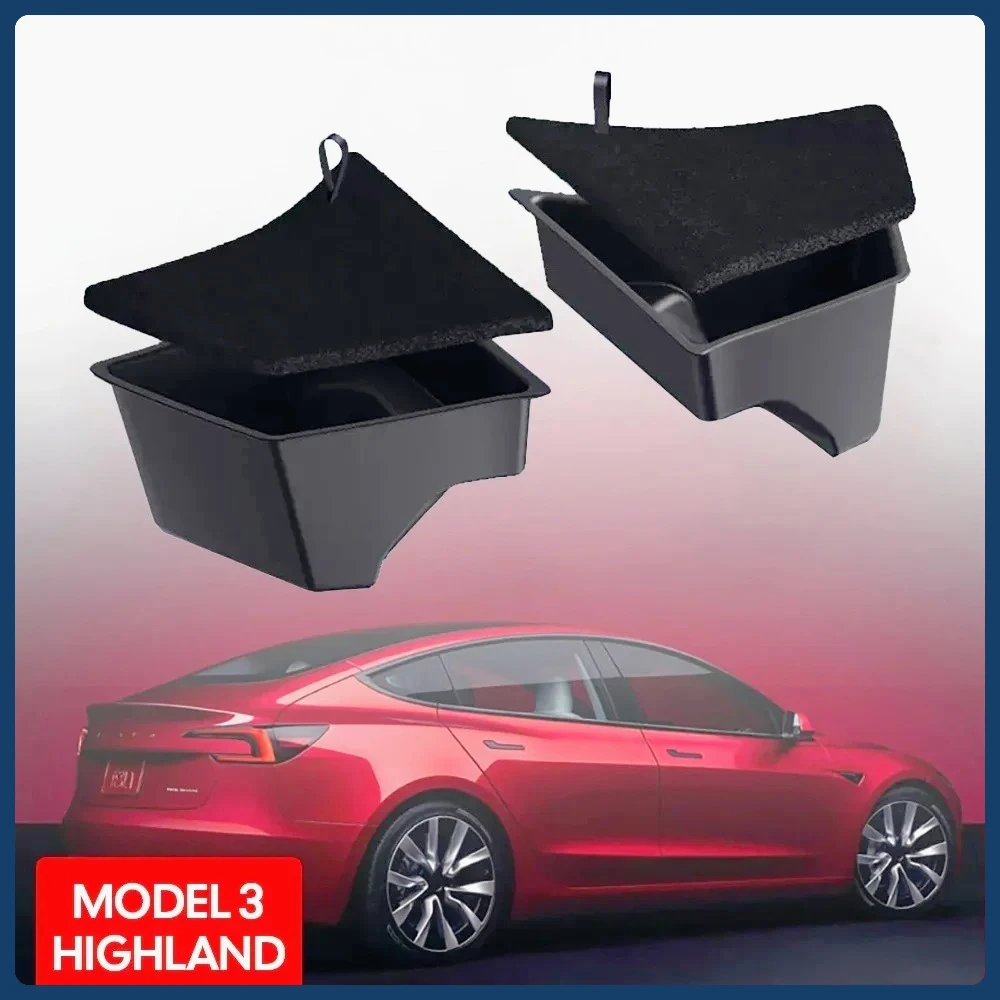 For 2024 Tesla Model 3 highland Rear Trunk Left Side Storage Box with Cover Tail Boot Organizer Partition Decoration Accessories
For 2024 Tesla Model 3 highland Rear Trunk Left Side Storage Box with Cover Tail Boot Organizer Partition Decoration Accessories