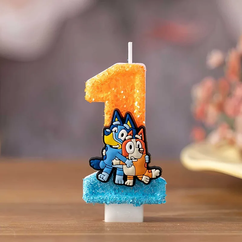Number 0-9 Blueyeds Bingo Theme Candle 3D Kids Birthday Cake Decoration Gift Cartoon Figure Party Accessories Supplies Gift
Number 0-9 Blueyeds Bingo Theme Candle 3D Kids Birthday Cake Decoration Gift Cartoon Figure Party Accessories Supplies Gift