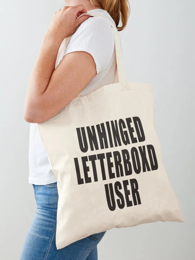 UNHINGED LETTERBOXD USER FILM BRO Tote Bag woman shopping bag university shopper bag shopping bags foldable 
UNHINGED LETTERBOXD USER FILM BRO Tote Bag woman shopping bag university shopper bag shopping bags foldable