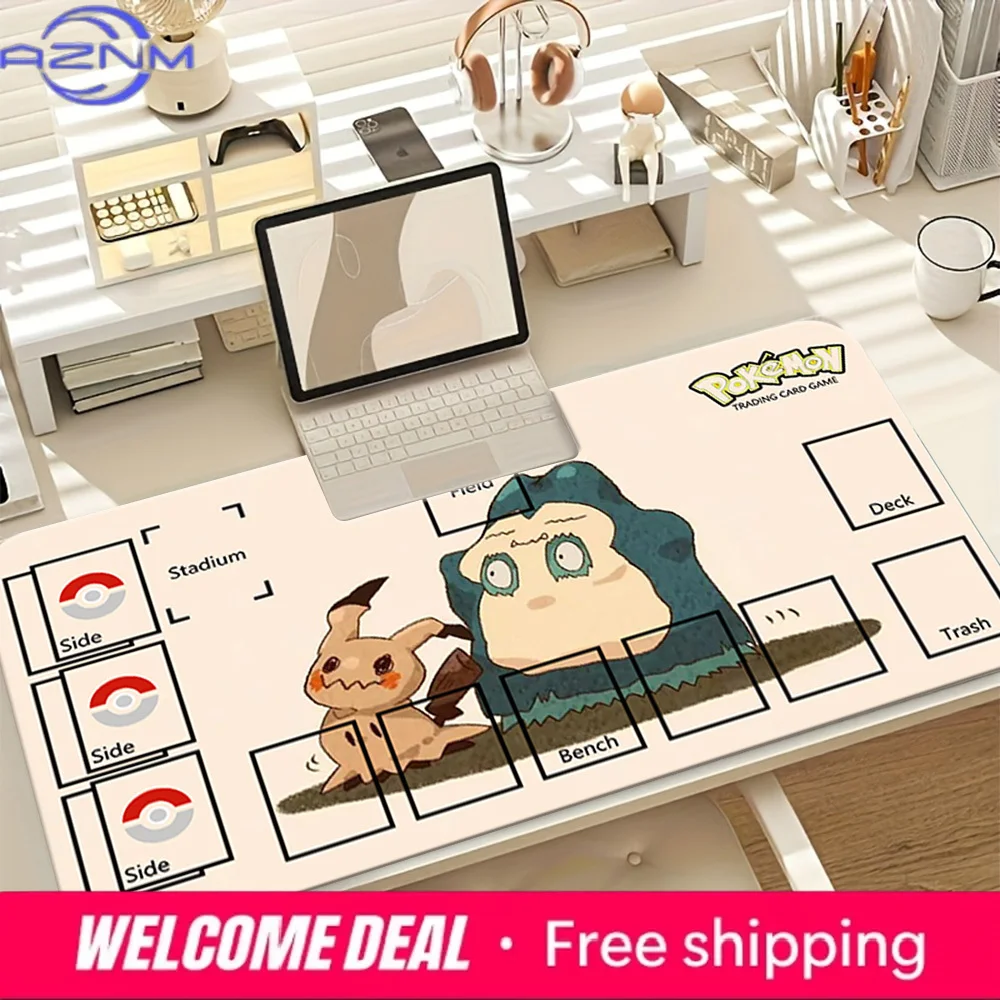 Cute Mimikyu Snorlax Pokemon TCG Trading Card Game Playmat Large Non-Slip Gaming Desk Mouse Pad
Cute Mimikyu Snorlax Pokemon TCG Trading Card Game Playmat Large Non-Slip Gaming Desk Mouse Pad