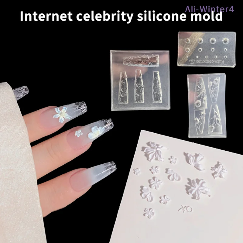 【Winter4】Cartoon Silicone Nail Mold Flower Nail Decorations DIY Stereoscopic Stamping Plate Manicure Tools Art Supplies
【Winter4】Cartoon Silicone Nail Mold Flower Nail Decorations DIY Stereoscopic Stamping Plate Manicure Tools Art Supplies