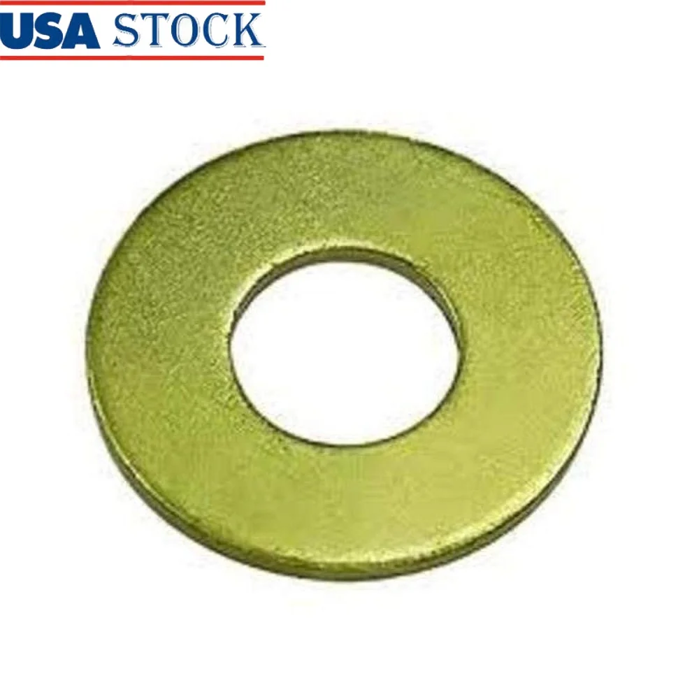 Steel Flat Washer Grade 8 Zinc Yellow Chromate Plated 1/4 Inch Screw Size 5/16 Inch ID 3/4 Inch OD 0.065 Thick Pack
Steel Flat Washer Grade 8 Zinc Yellow Chromate Plated 1/4 Inch Screw Size 5/16 Inch ID 3/4 Inch OD 0.065 Thick Pack