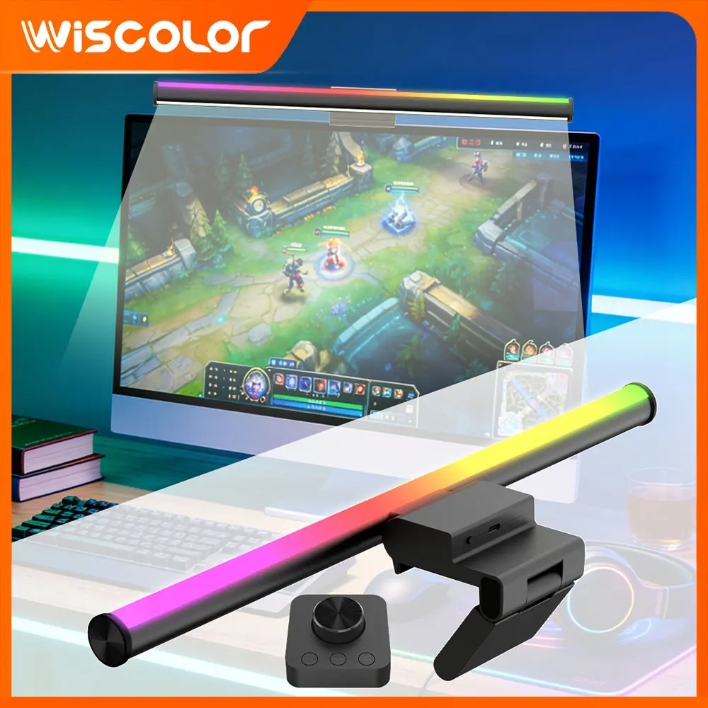 Smart Wifi RGB Light Bar Monitor Led Lights Setup Gamer Room Decor Lightbar Screen Hanging Desk Lamp Remote Control Night Light
Smart Wifi RGB Light Bar Monitor Led Lights Setup Gamer Room Decor Lightbar Screen Hanging Desk Lamp Remote Control Night Light