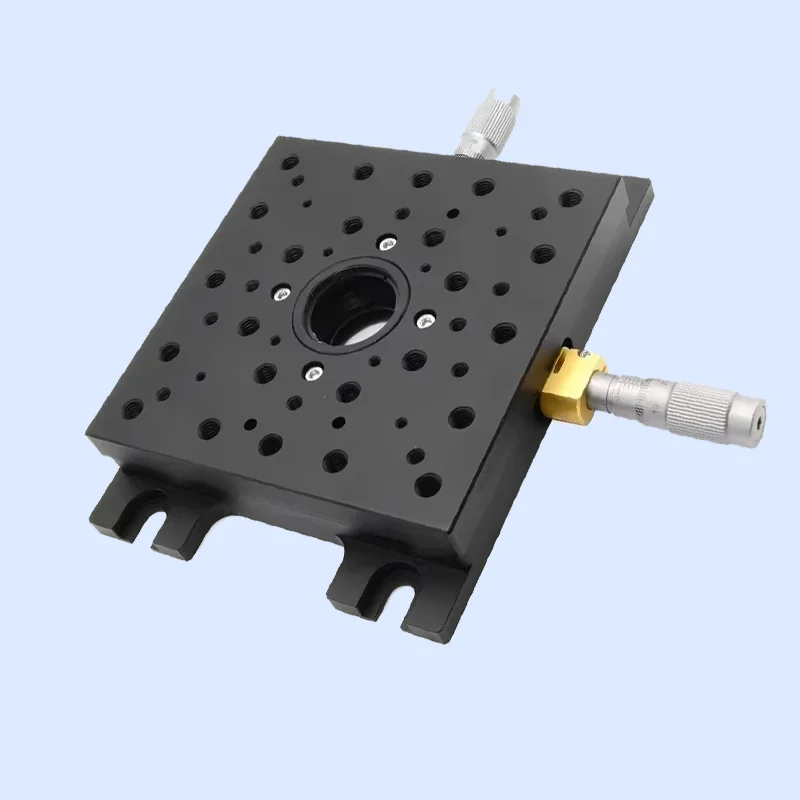 Manual Linear Stage Manual Optical Experimental XY Dual Axis Linear Mobile Stage PT-SD79
Manual Linear Stage Manual Optical Experimental XY Dual Axis Linear Mobile Stage PT-SD79