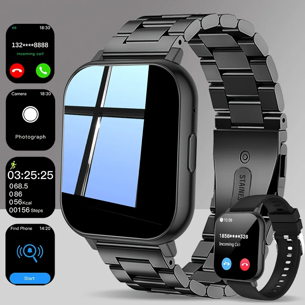 Smart Watch, Premium, with Multi-Sports Modes/Call Reminder/Message Reminder/Music Control And More Functions