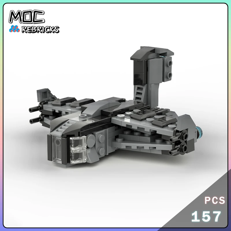 Космическая серия MOC, маленький межзвездный космический корабль MOC, строительные блоки, кирпичи, сборная модель, сделай сам, игрушки-головоломки, рождественские подарки, 157 шт.
Космическая серия MOC, маленький межзвездный космический корабль MOC, строительные блоки, кирпичи, сборная модель, сделай сам, игрушки-головоломки, рождественские подарки, 157 шт.