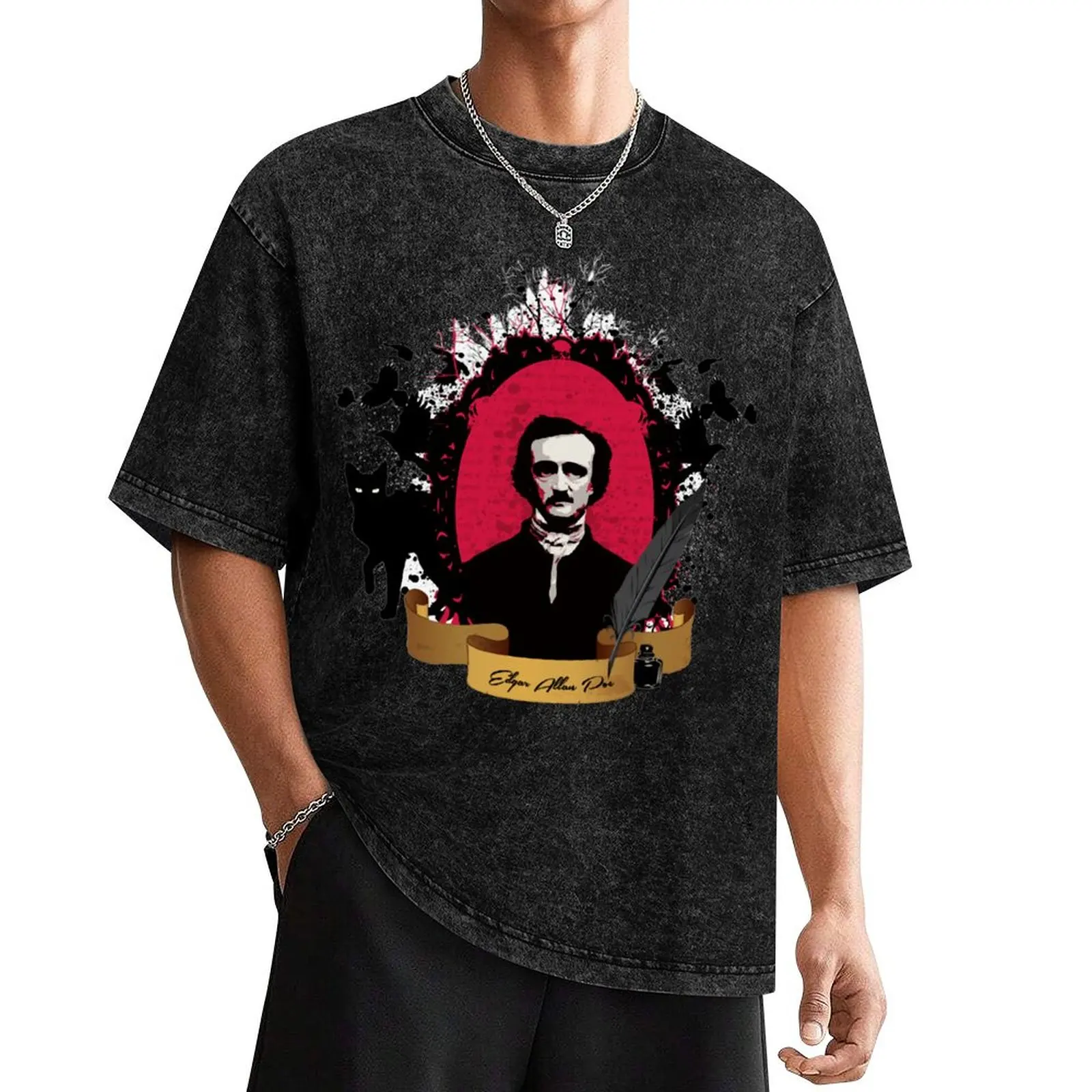 Beautiful Model Edgar Art Allan Poe Gift Movie Fans T-Shirt topping blue archive mens funny t shirts
Beautiful Model Edgar Art Allan Poe Gift Movie Fans T-Shirt topping blue archive mens funny t shirts