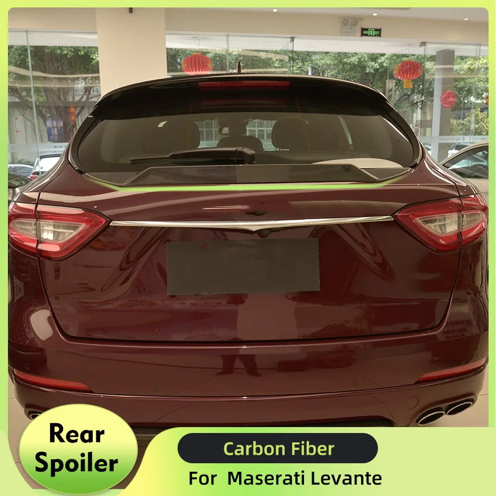 Carbon Fiber Car Rear Trunk Spoiler Wings for Maserati Levante S Sport Utility 4-Door 2016 2017 Tail Middle Spoiler Boot Lip FRP
Carbon Fiber Car Rear Trunk Spoiler Wings for Maserati Levante S Sport Utility 4-Door 2016 2017 Tail Middle Spoiler Boot Lip FRP
